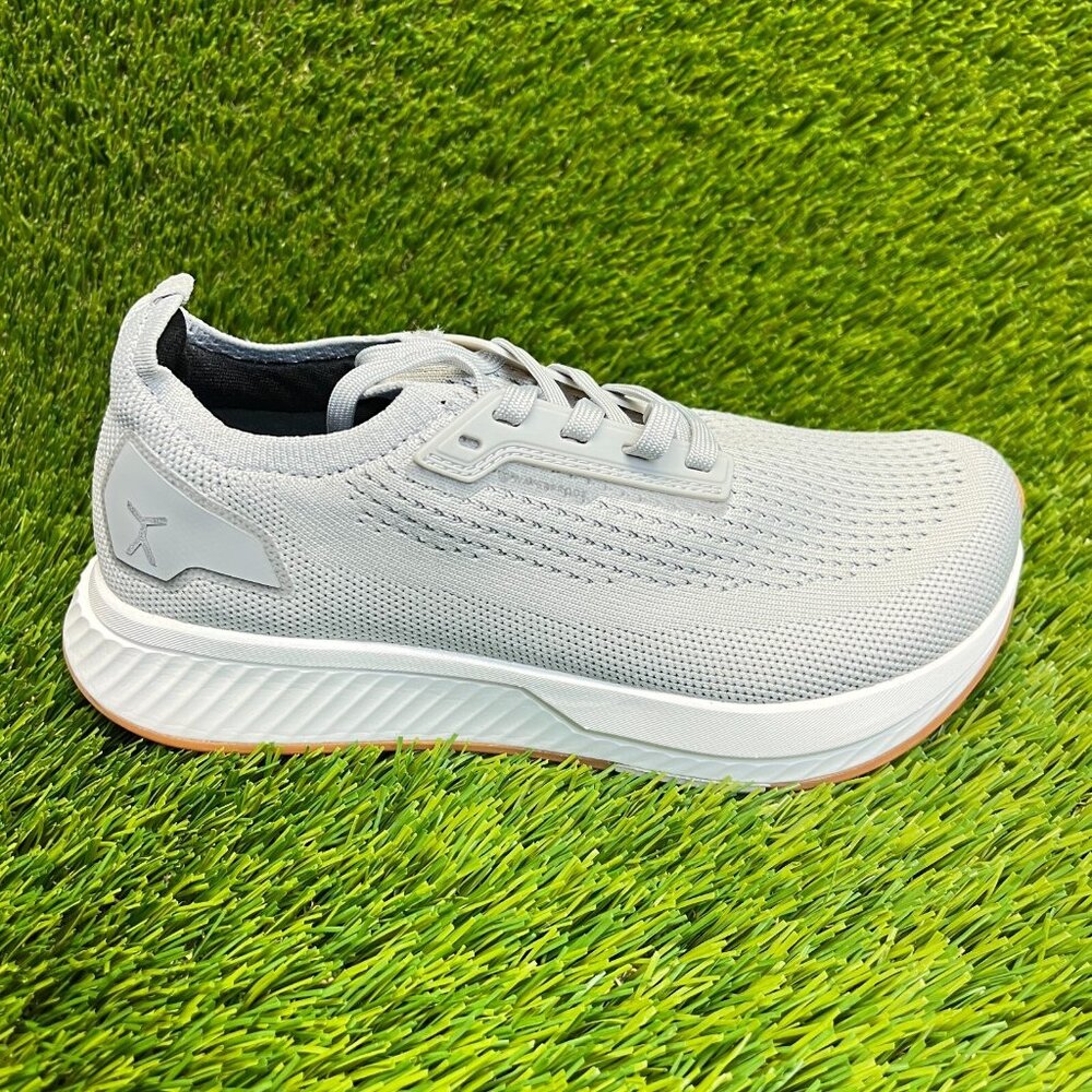 Women's Wide Toebox Sneakers - Light Grey + White